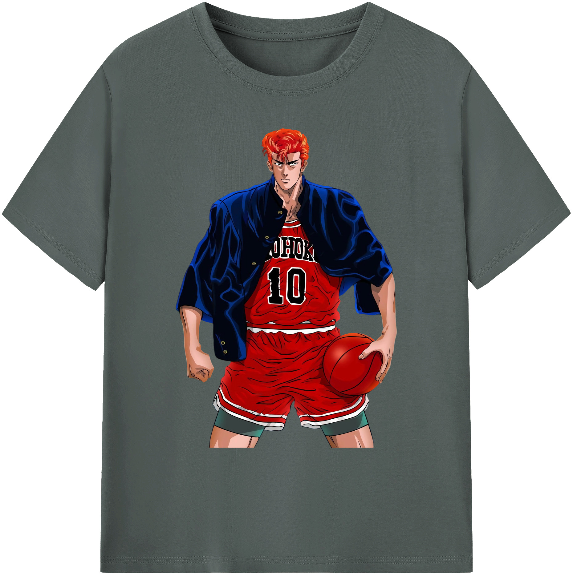 （画像用） SLAM DUNK／スラムダンク 綿100％ メンズ半袖Tシャツ｜肌触りやわらか＆通気性